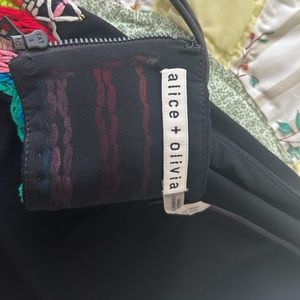 Alice and Olivia black dress size 4